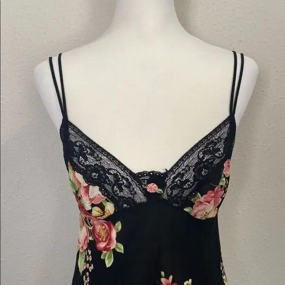 Oscar de la Renta Pink Label Floral Lace Slip Dress Strappy Babydoll Y2K Size S - Picture 6 of 12